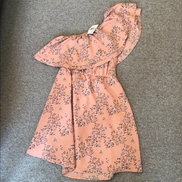 NWT Lush One Shoulder Floral Dress Size Small - Picture 5 of 5